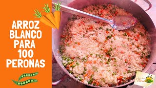 ARROZ BLANCO para 100 personas El secreto para que sea perfecto