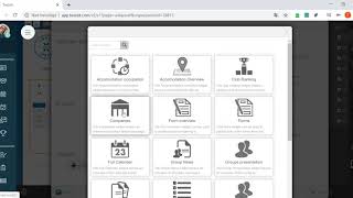 Website layout: widget companies