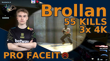 NIP Brollan DESTROYS NOOBS on FACEIT🔥 - CSGO POV Highlights