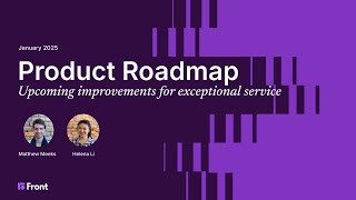 Front Roadmap Webinar January 2025