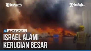 GUDANG PENYIMPANAN SENJATA DI PANGKALAN MILITER ISRAEL TERBAKAR