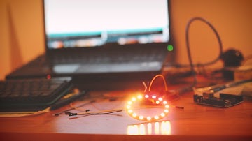 NeoPixel Ring - 16 x WS2812 5050 RGB LED Demonstration