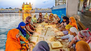 HOLY INDIAN FOOD for 100,000 People at WORLD'S LARGEST kitchen! GOLDEN TEMPLE in Amritsar, India