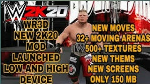 WR3D 2K20 Realese new cool mod new features android devices
