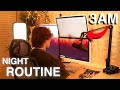 My night routine as a high school streamer