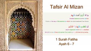 Tafsir Al Mizan | 1 Surah Fatiha- 6-7| Allama Tabatabai | English Audiobook