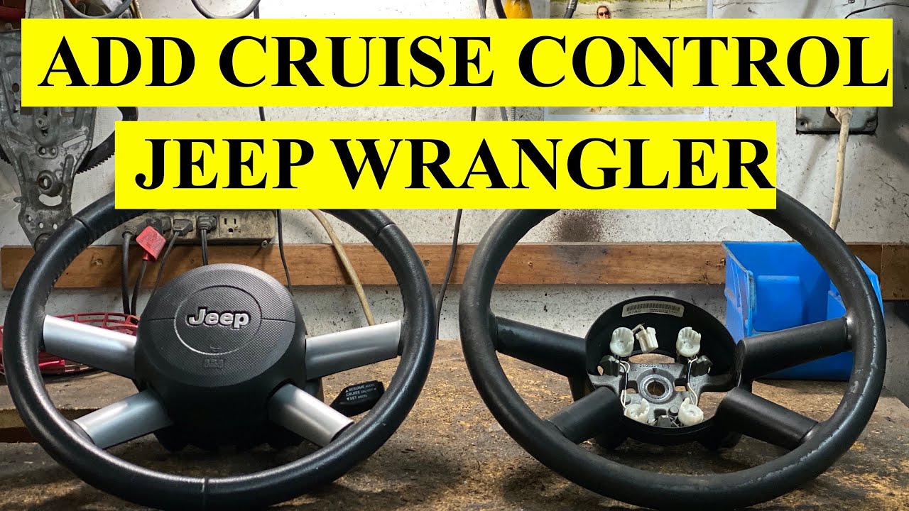 Cheap Way to Add Cruise Control to Jeep JK/JKU Wrangler 2007-2011 - YouTube