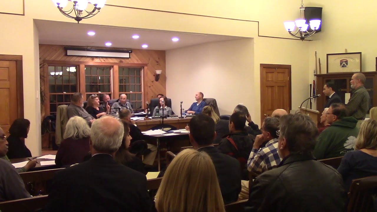 Hopkinton Planning Board Meeting November 6, 2019 YouTube