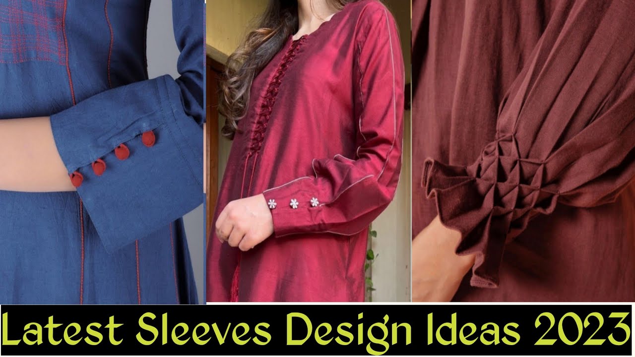 Latest sleeves design ideas 2023Sleeve designKurti sleeve designanjum fashion point YouTube