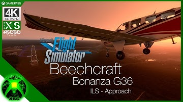 Microsoft Flight Simulator - Beechcraft Bonanza G36 - ILS Approach