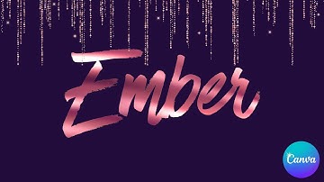 How to Create a Shiny Rose Gold Font in Canva