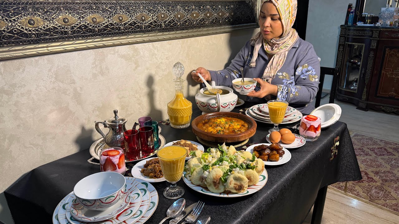 غير أنا وراجلي طابلة اقتصادية شبعانة بنة وجدتها بقات ساعتين للأذان 🌙رمضان كريم