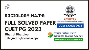 CUET PG 2023 | Answer Key | Question Paper Analysis