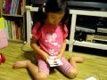 VERB Flash Card 英語フラッシュカード 動詞 で遊ぶ3歳