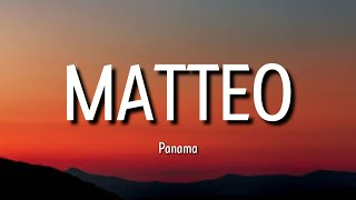 Panama - Matteo (Lyrics/Letra) (TikTok Remix) chords