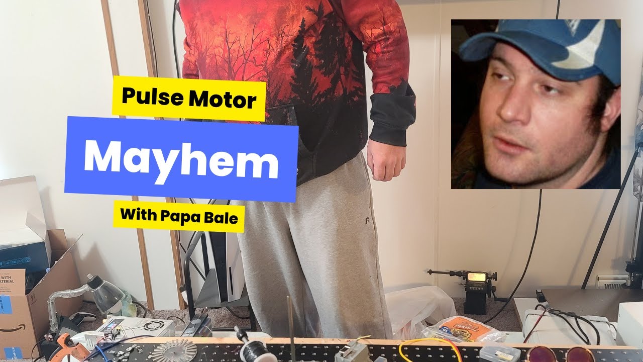 Papa Bale Breaks Down Pulse Motors and 3D Printed Rotors (Square Wave Reading)