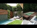 Ideas para piscinas pequeñas en patios y terrazas modernas