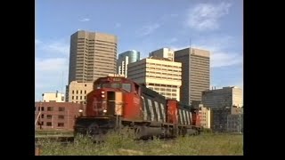 Trains in Winnipeg - Canadian National in 1996