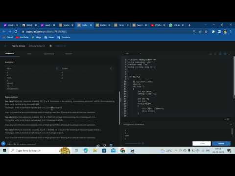 CODECHEF STARTERS 75 PREFIX ONES SOLUTION EXPLAINED EASILY!!!
