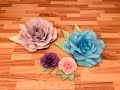 50. Cum sa faci flori gigante din hartie 2 - How to make giant paper flowers  2