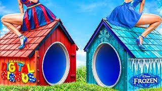 Pomni und Elsa bauen ein Tiny House für Kinder! Der Unglaubliche Digitale Zirkus!