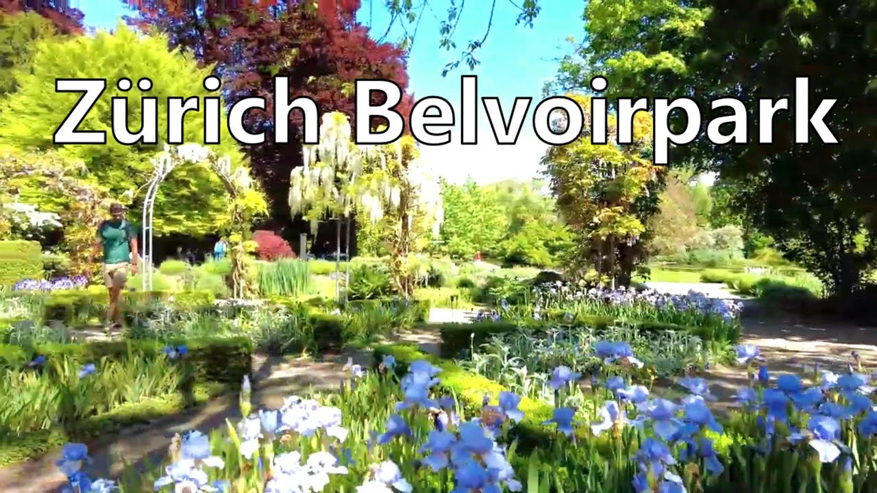 Belvoirpark 4K walktour - Botanic Collection in Zurich - Nature's Beauty Set to Music
