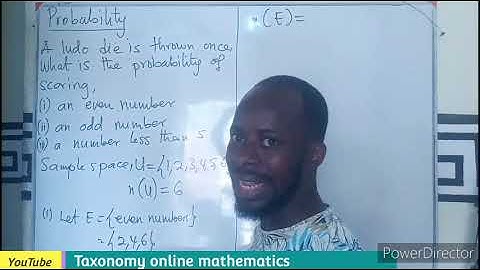 Probability question on throwing of a die once