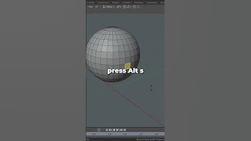 Blender tip 35, how to inflate and deflate faces in bender