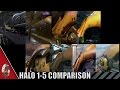 Halo 15 fuel rod comparison all halo games included