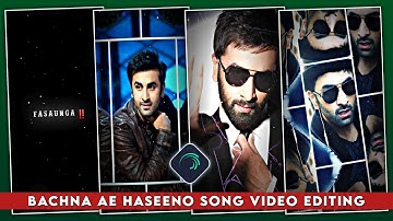 Bachna Ae Haseeno Song Status Editing Alight Motion | New Trending Video Editing | PK Workcity