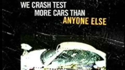 MGA Research Corporation SaferCar.gov Testing video, Crash