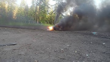 Static Test of a Paraffin-N2O Rocket