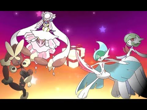 Video: Pok Mon Sonne Und Mond - Mega Gardevoir, Gallade, Diancie Und Lopunny Download-Codes Für Gardevoirite, Galladite, Diancite Und Lopunnite