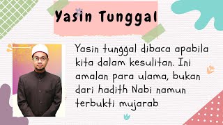 Yasin Tunggal