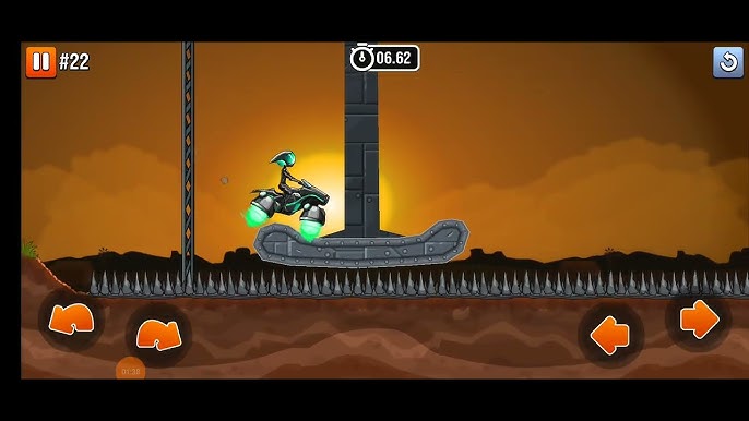 Speedrun through death-defying tracks  MOTO X3M Spooky Land on Kiloo.com 