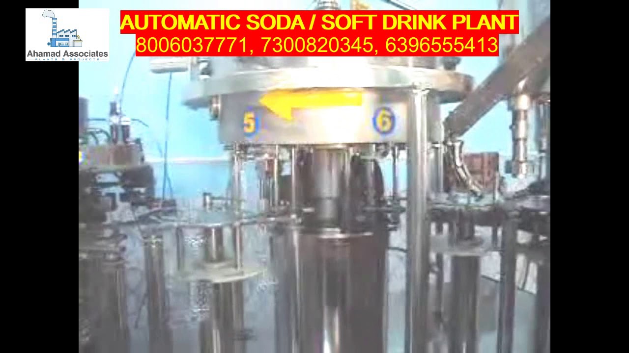automatic factory supply soft drink making