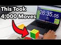 The WORST Way To Solve A Rubik's Cube