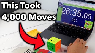 The WORST Way To Solve A Rubik's Cube