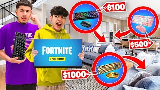Find The Hidden Cheap VS Expensive Keyboard \& Mouse Combos To Play Fortnite!