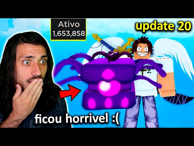 FINALMENTE UPDATE 20 DO BLOX FRUITS CHEGOU🔥 MOSTRANDO/EXPLICANDO