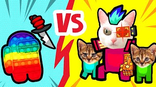CatTik  vs Cute Kittens ❤❤| POPIT Battle | ANIMATION COMPLETE EDITION| GAMETIK