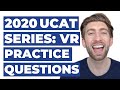 University Clinical Aptitude Test 2020 Lesson Series | S1 E2: Verbal Reasoning - Practice Questions