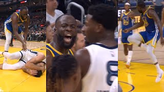 Draymond Tells Jaren Jackson Jr To Shut Up After Flagrant And Trolls After Missed Fts