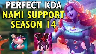 PERFECT KDA 40min Nami game in Season 14