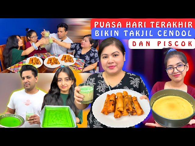 Puasa Hari Terakhir‼️Bikin Takjil Es Cendol Dan Piscok‼️Untuk Keluarga India‼️ class=