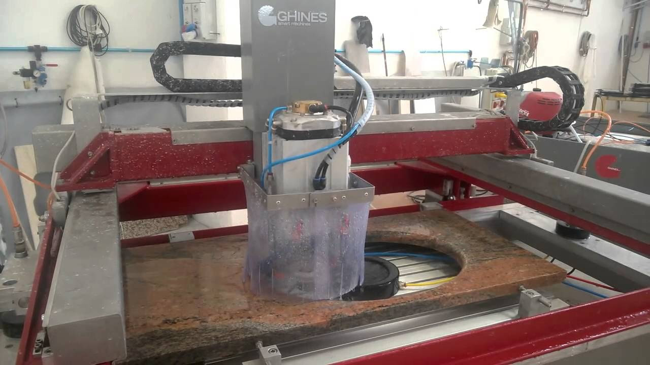  New Update  Fast sink cut out for stone countertop | Ghines Sysmatic CNC