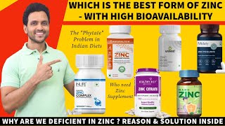 Best Zinc Supplement in India Review with in depth details | For men and women