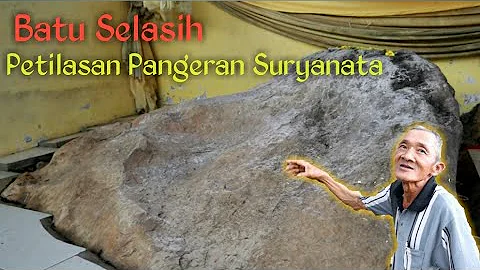 Sejarah Pangeran suryanata, batu selasih napak til...