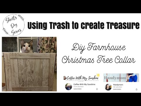 using-trash-to-create-treasure---diy-farmhouse-christmas-tree-collar