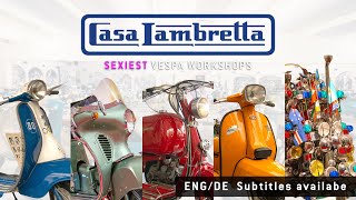 A time travel through scooter history | CASA LAMBRETTA in Milan | SEXIEST VESPA WORKSHOPS 🛵🔧